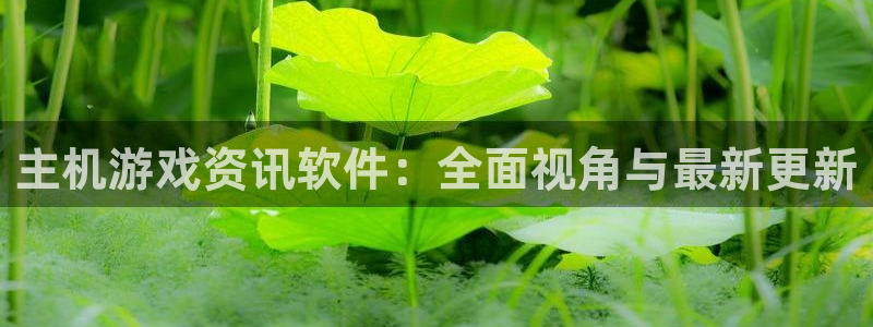 天美娱乐平台官网登录：主机游戏资讯软件：全面视角与最新更新